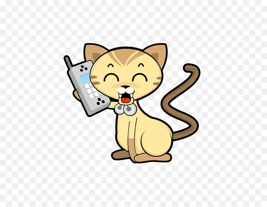 Gato De Dibujos Animados，Teléfono PNG