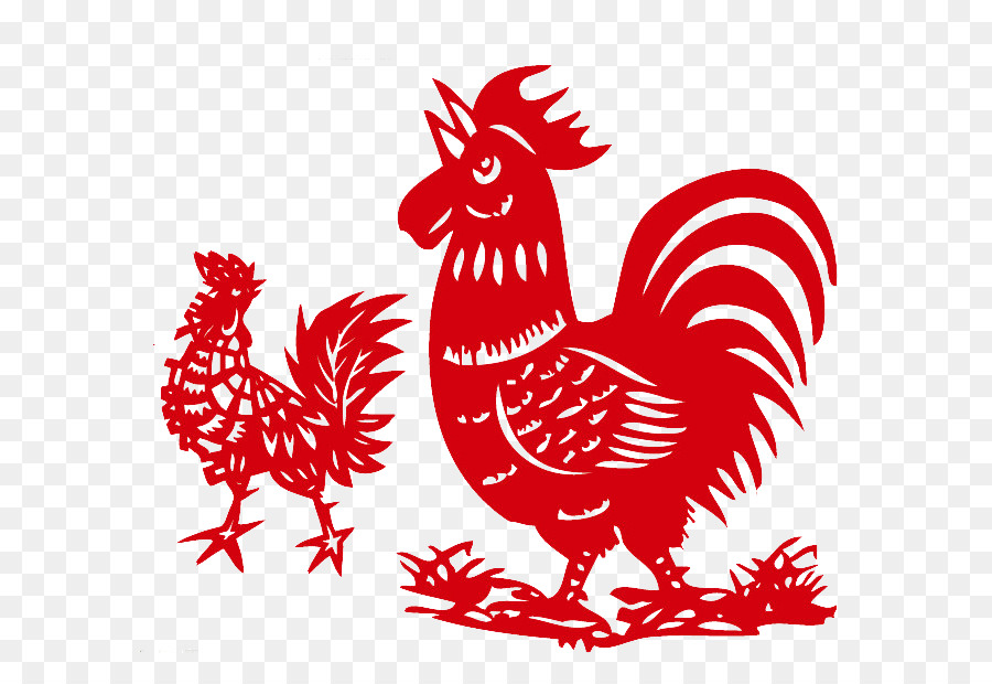 Año Nuevo Chino，Gallo PNG