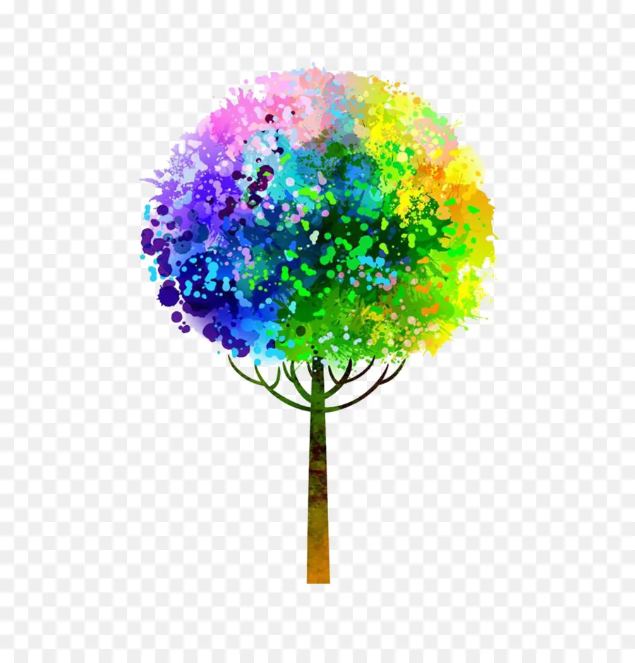 Pintura，árbol PNG