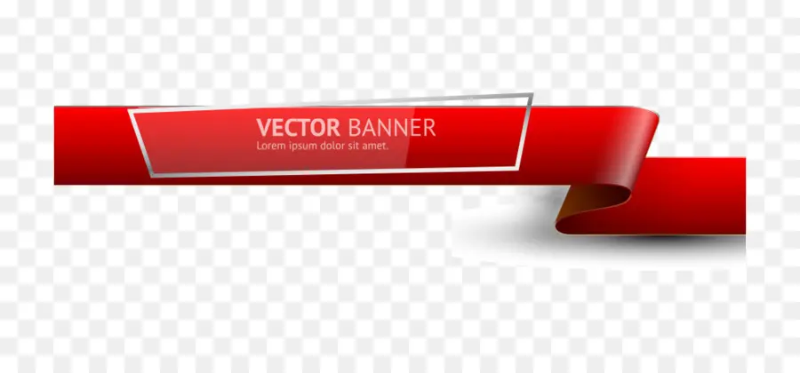 Bandera Vectorial Roja，Rojo PNG