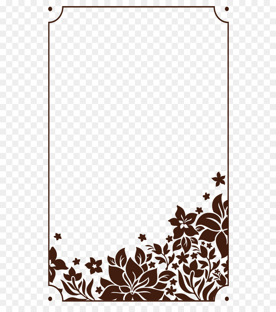 Marco Floral，Borde PNG