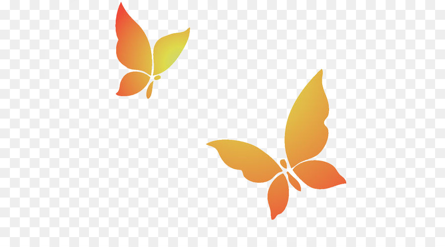 Mariposa，Amarillo PNG