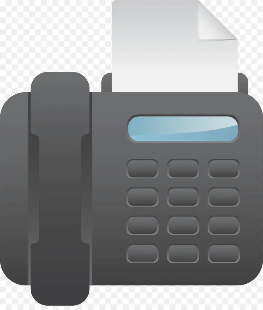 Máquina De Fax，Papel PNG