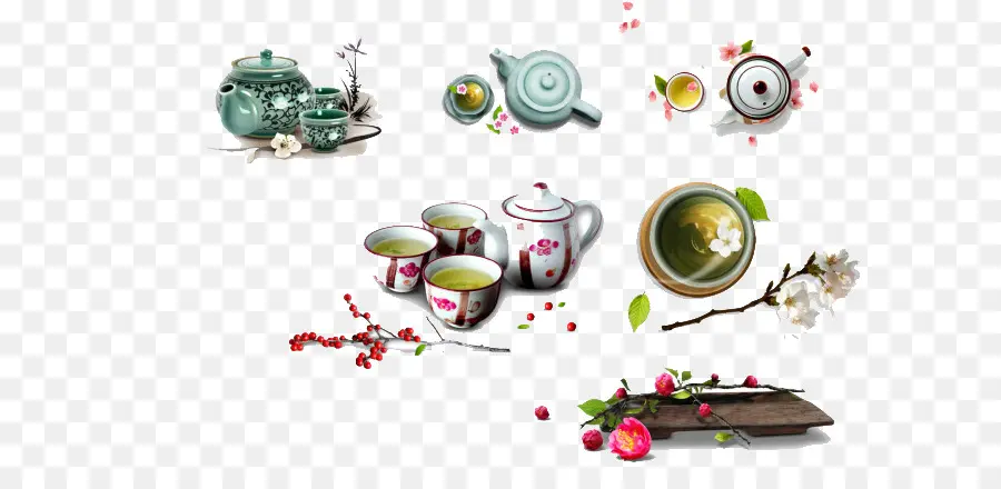 Té，Teaware PNG