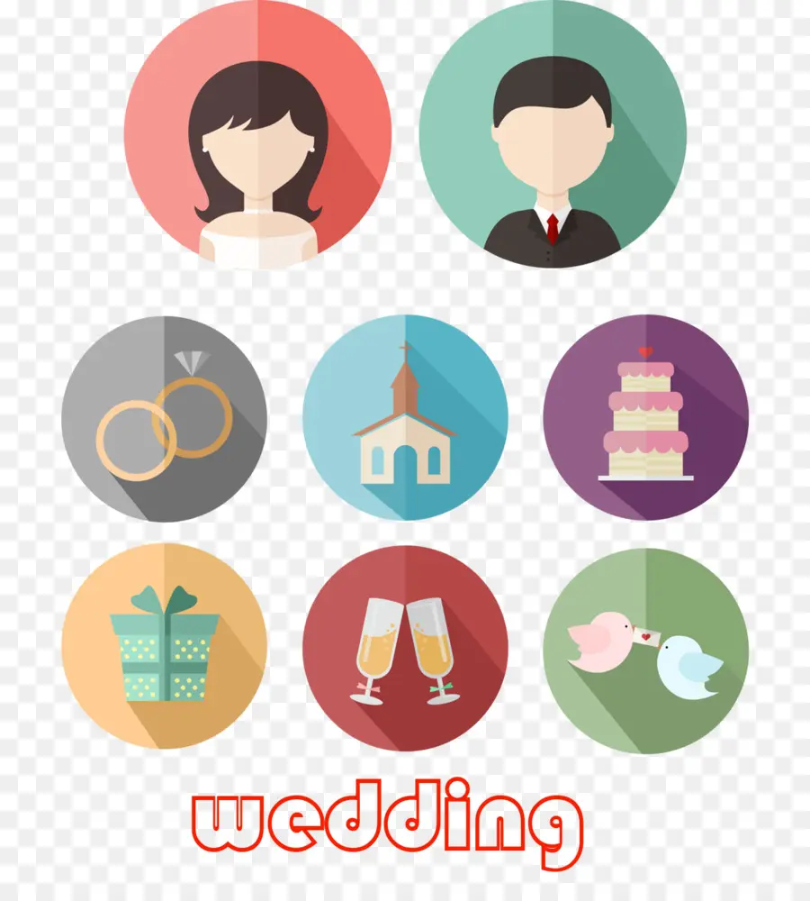 Iconos De Boda，Símbolos PNG