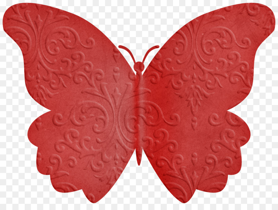 Mariposa，Rojo PNG