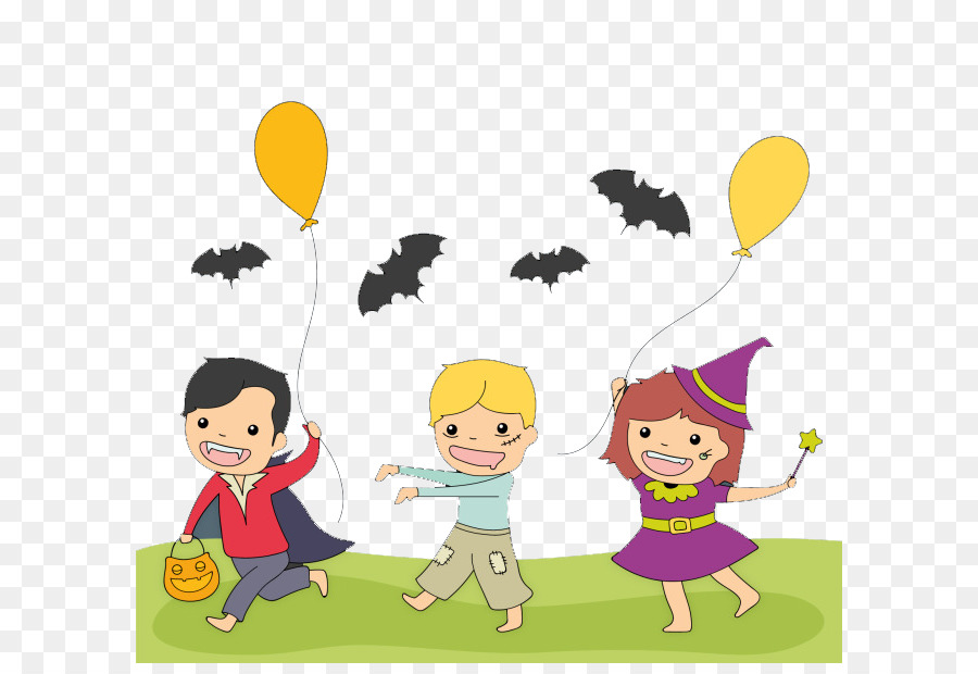 Niños Disfrazados，Globos PNG