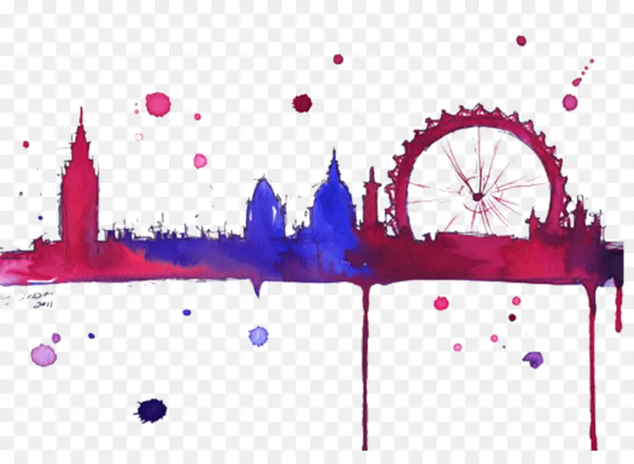 Londres，Grabado PNG