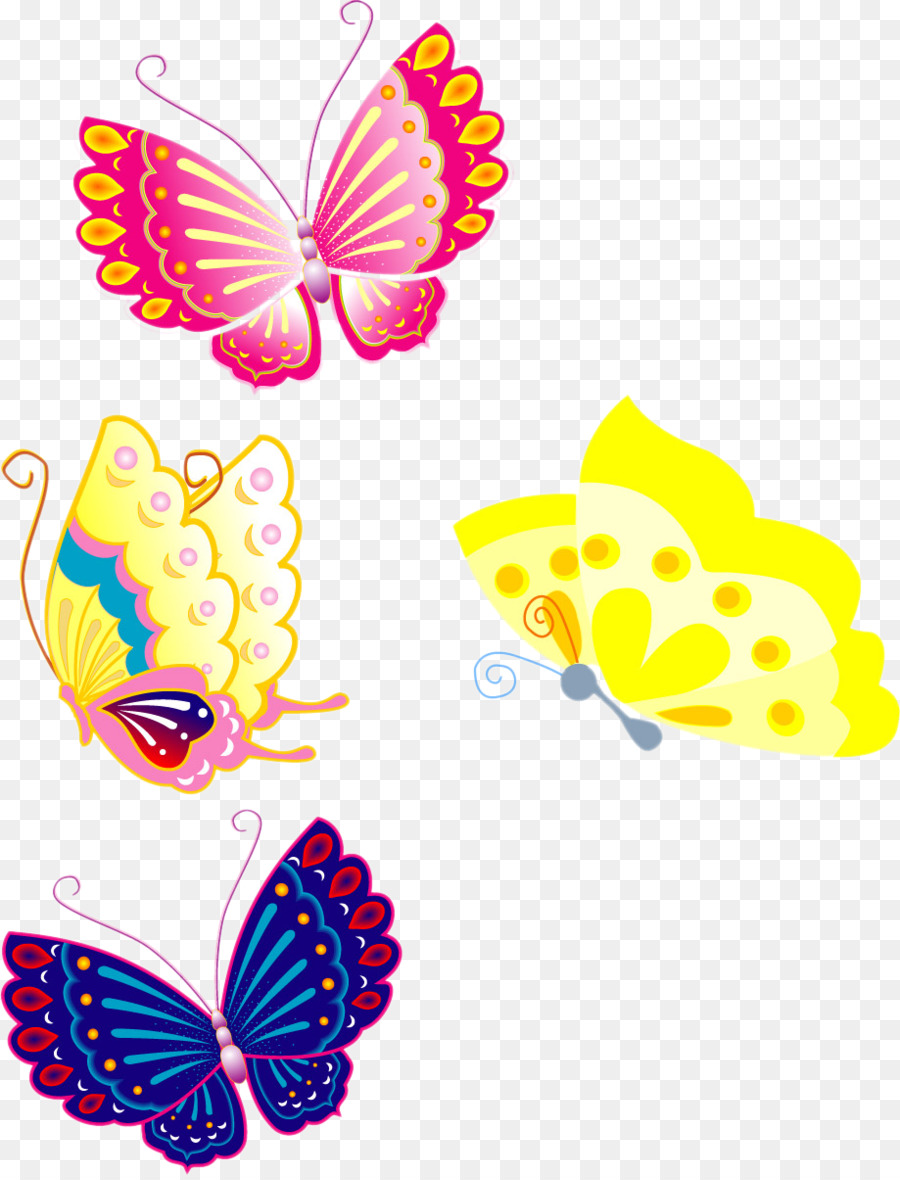 Mariposa，Color PNG