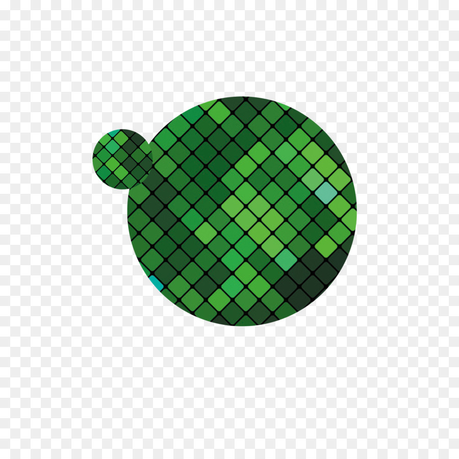 Círculo De Mosaico Verde，Azulejos PNG