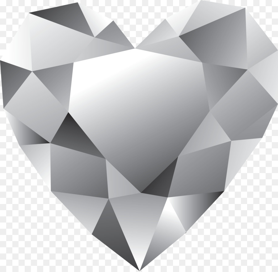 Corazón De Diamante，Corazón PNG