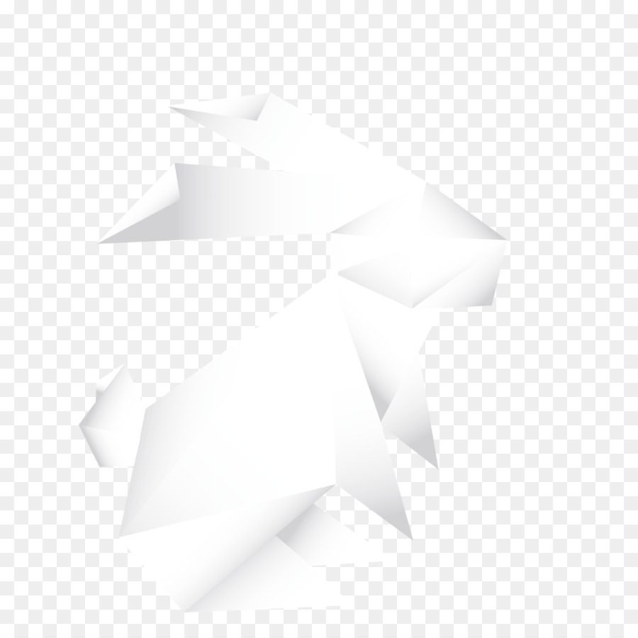 Origami Blanco，Papel PNG