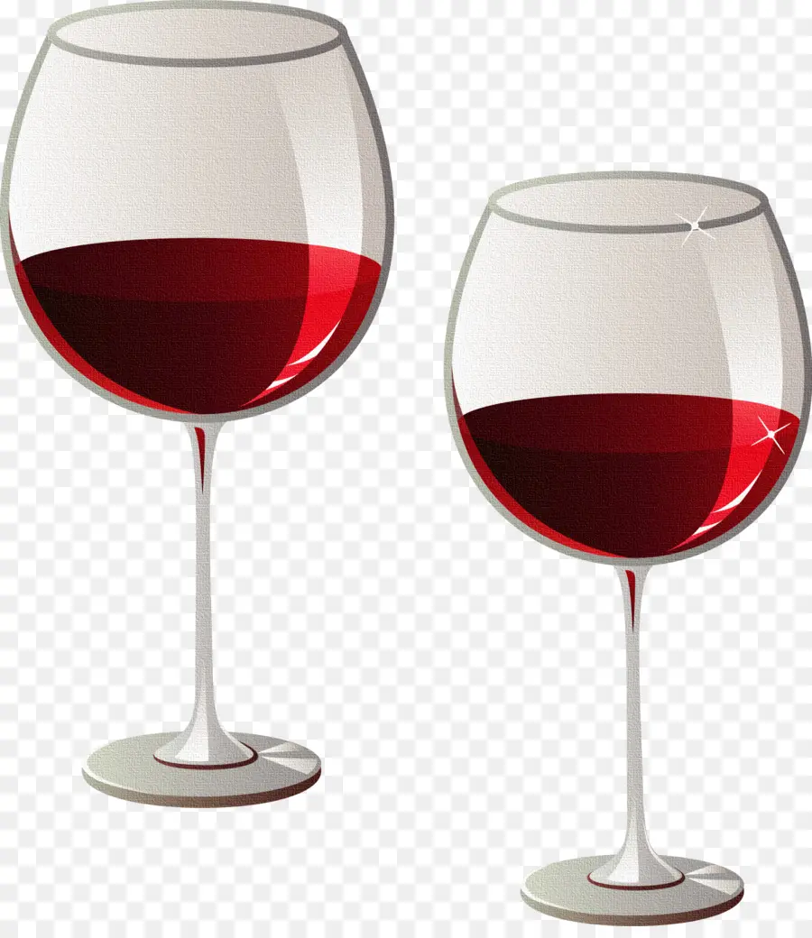 Copas De Vino，Vino Tinto PNG