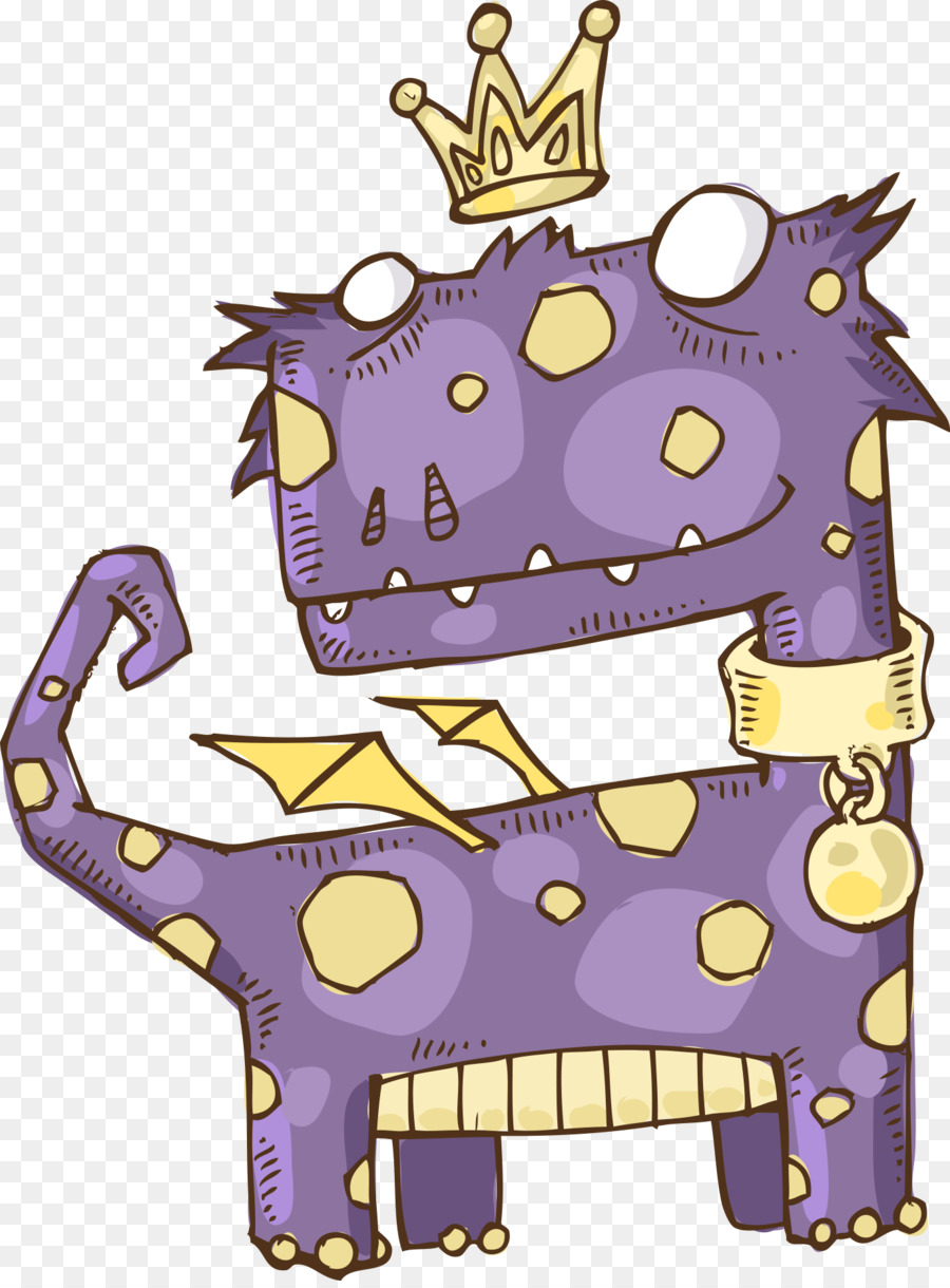 Monstruo De Dibujos Animados，Púrpura PNG