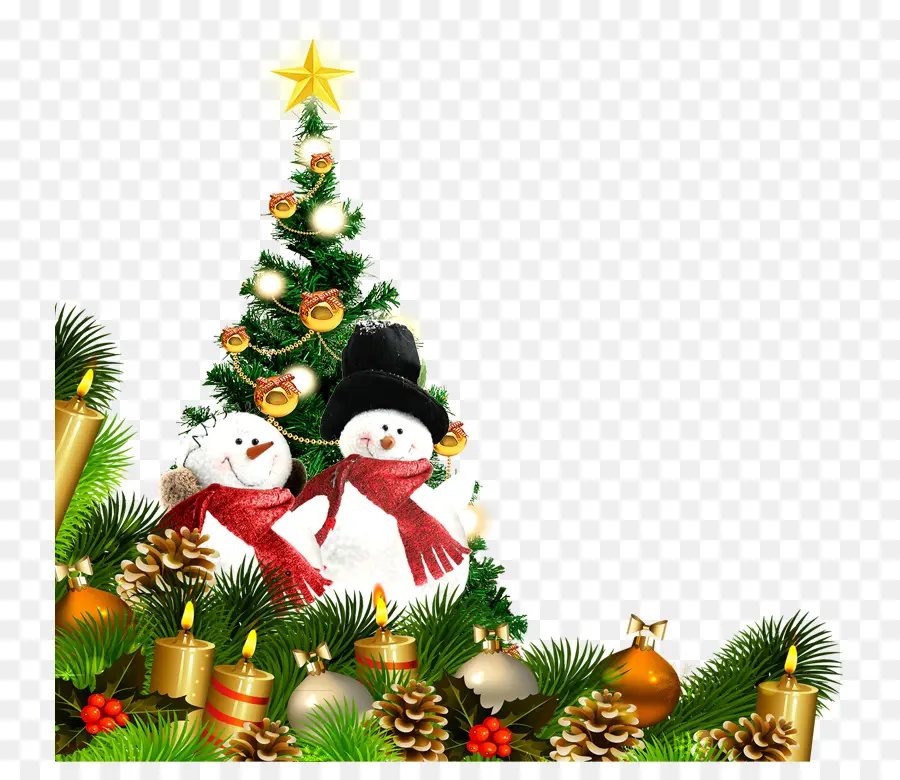 árbol De Navidad，Vela PNG