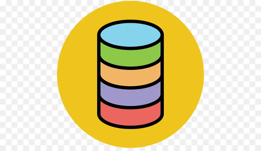 Icono De Base De Datos Colorido，Datos PNG