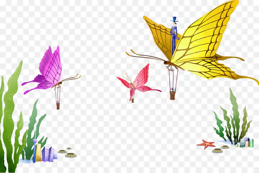 Mariposas，Naturaleza PNG