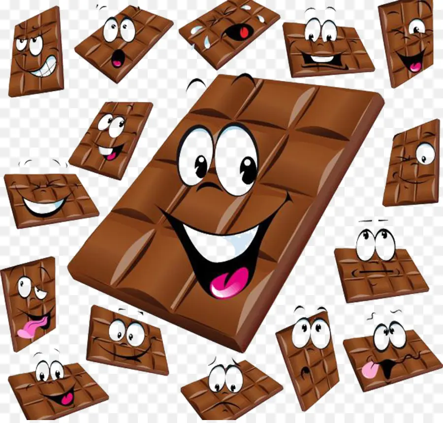 Barras De Chocolate De Dibujos Animados，Dibujos Animados PNG