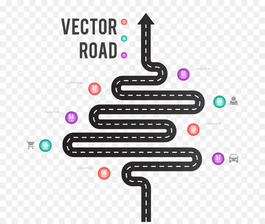 Infografía，Camino PNG