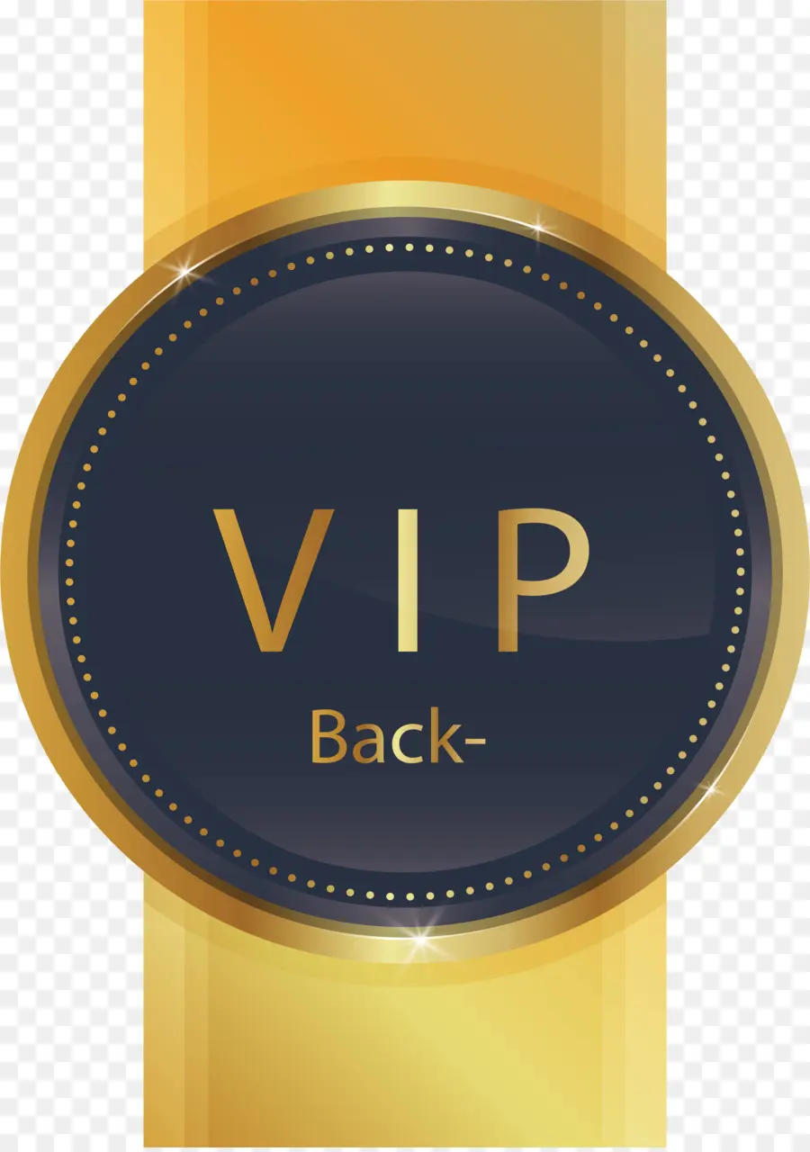 Insignia Vip，Oro PNG