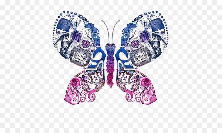 Mariposa Decorativa，Vistoso PNG