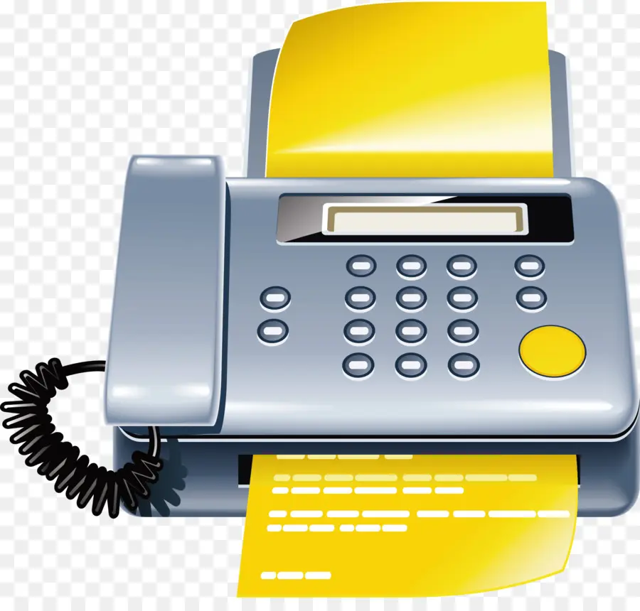 Máquina De Fax，Papel PNG