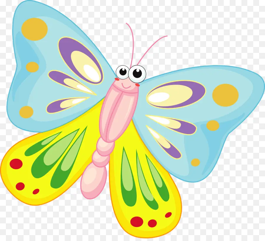 Mariposa，De Dibujos Animados PNG