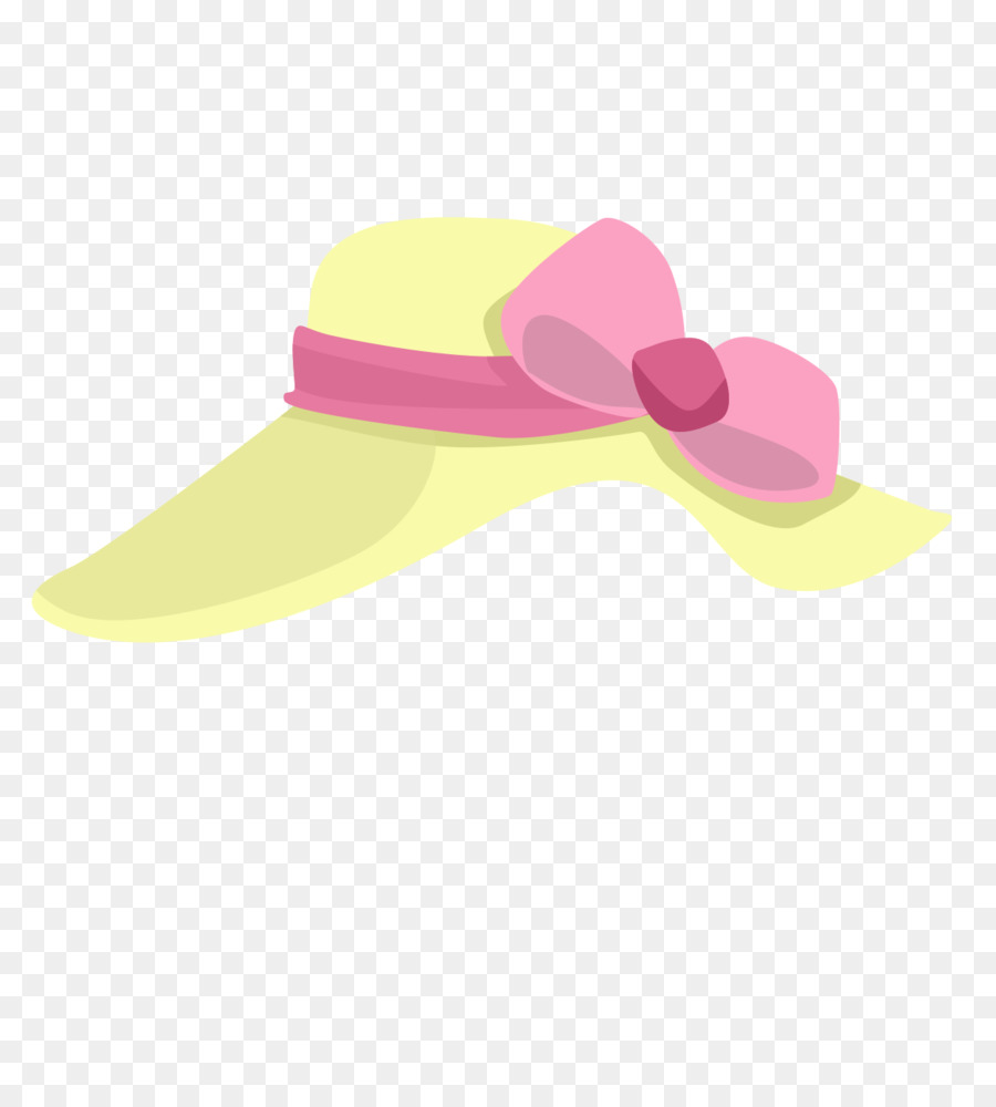 Sombrero Amarillo，Lazo Rosa PNG