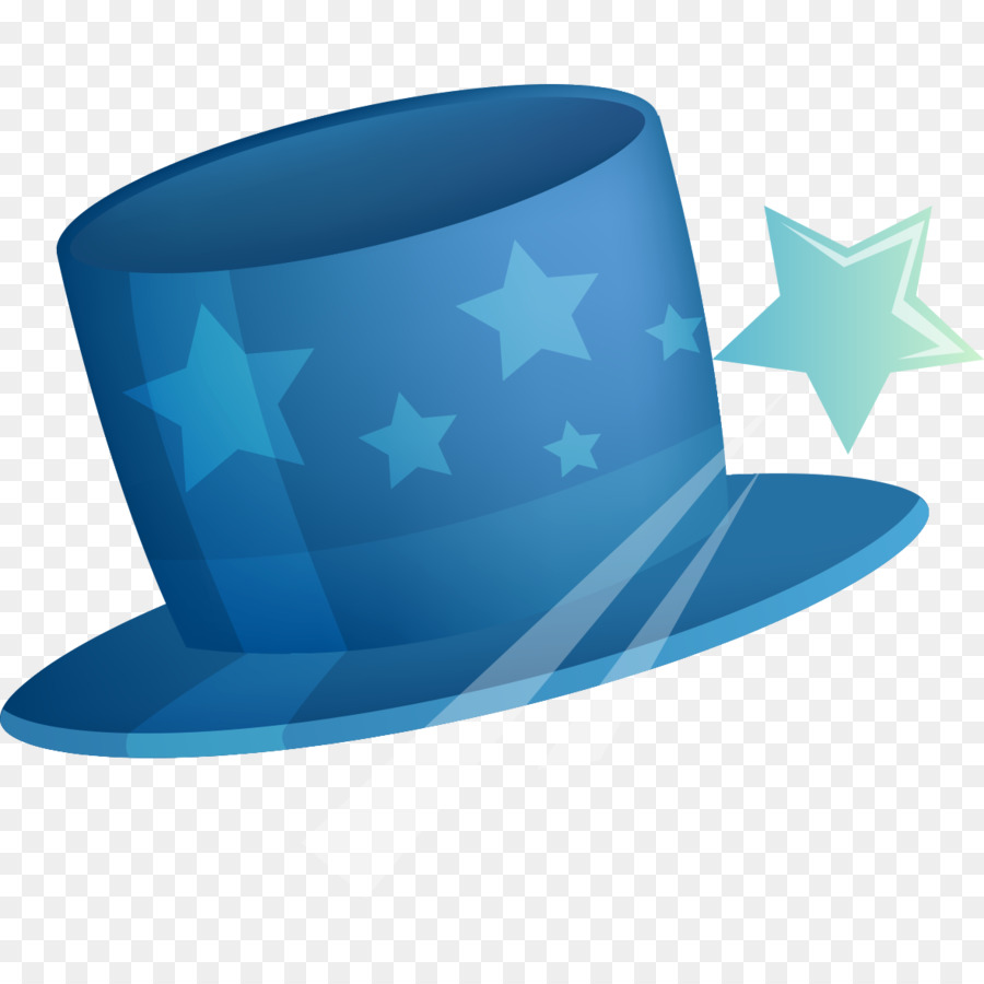 Sombrero Azul，Estrellas PNG