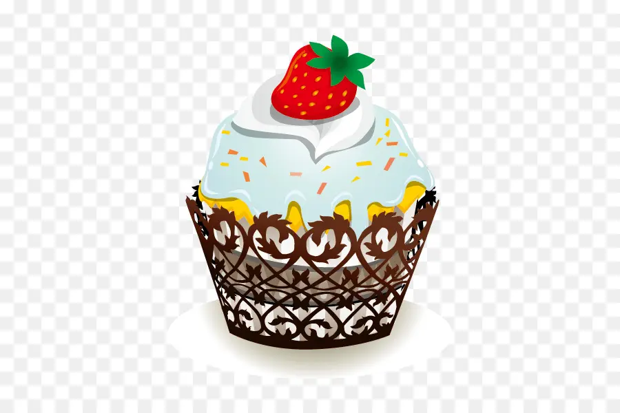 Pastel De Cumpleaños，Cupcake PNG