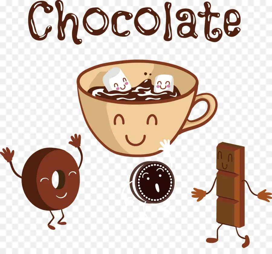 Chocolate Caliente，Chocolate Blanco PNG