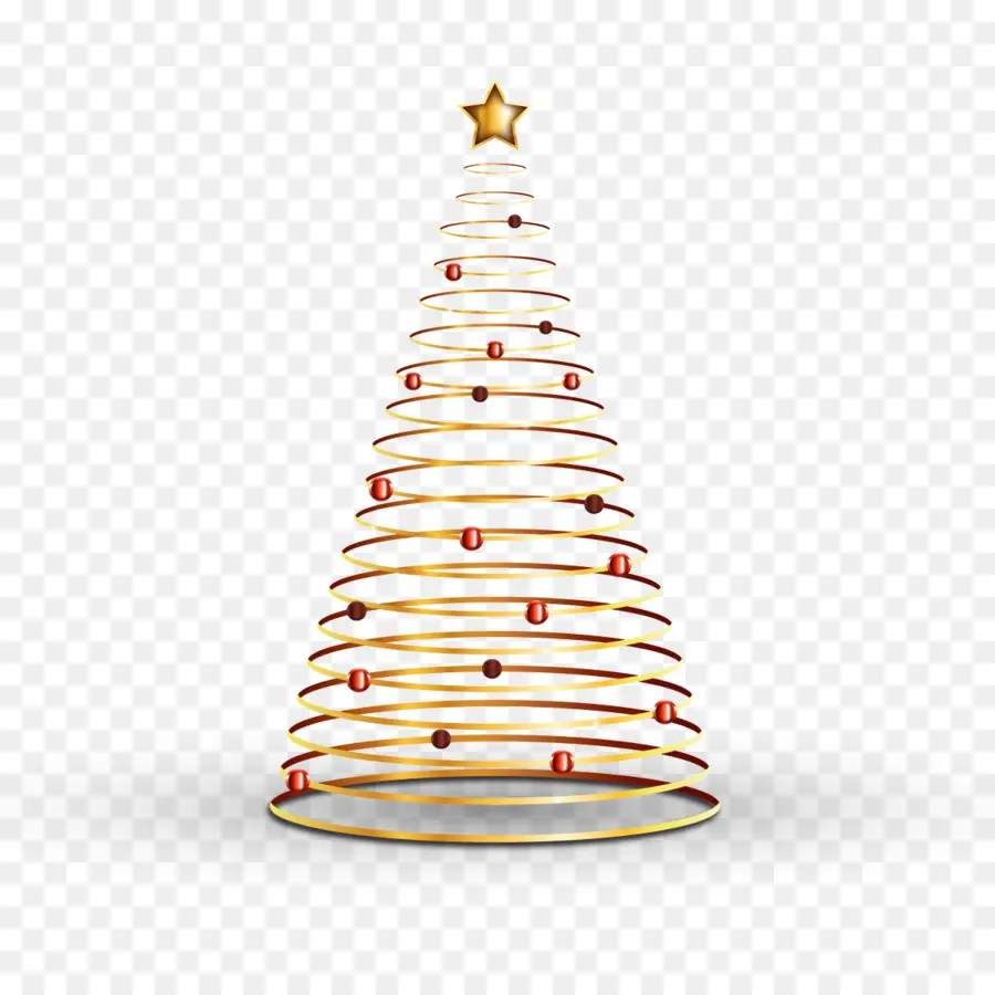 árbol De Navidad Espiral，Navidad PNG