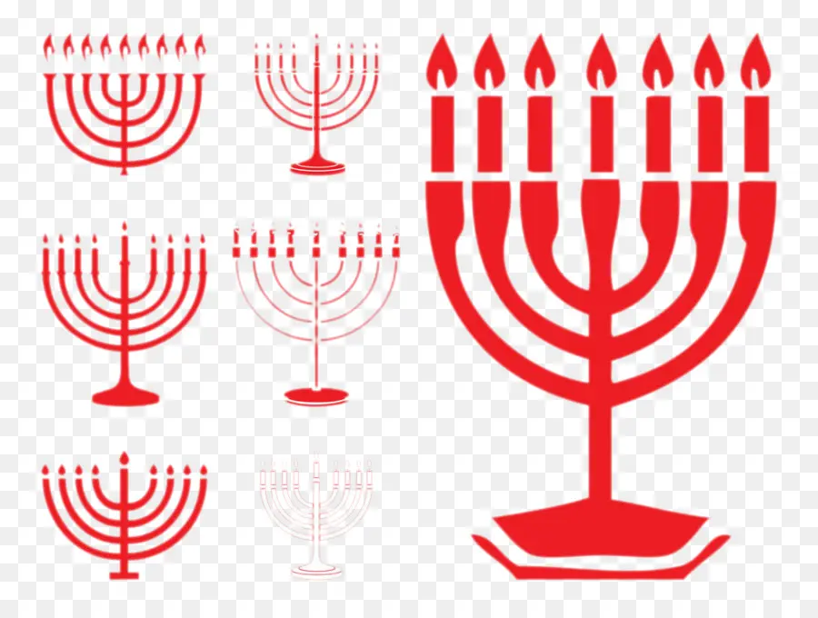 Hanukkah，Menorah PNG