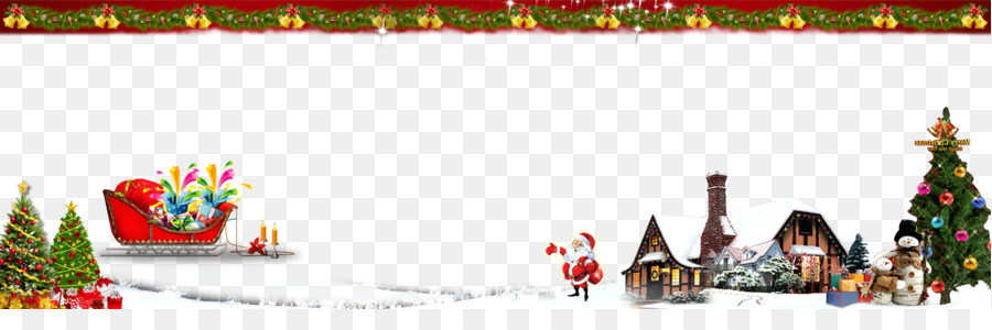 Escena Navideña，Papá Noel PNG