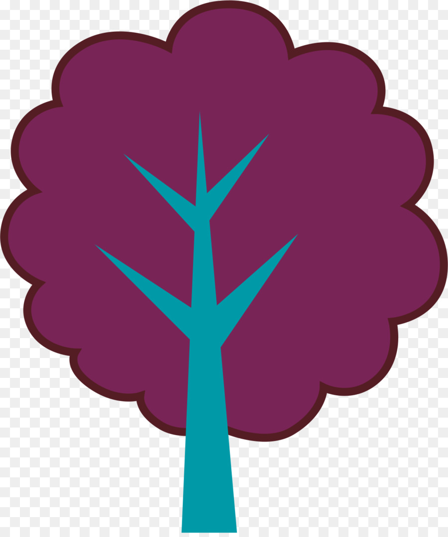 Árbol，Púrpura PNG