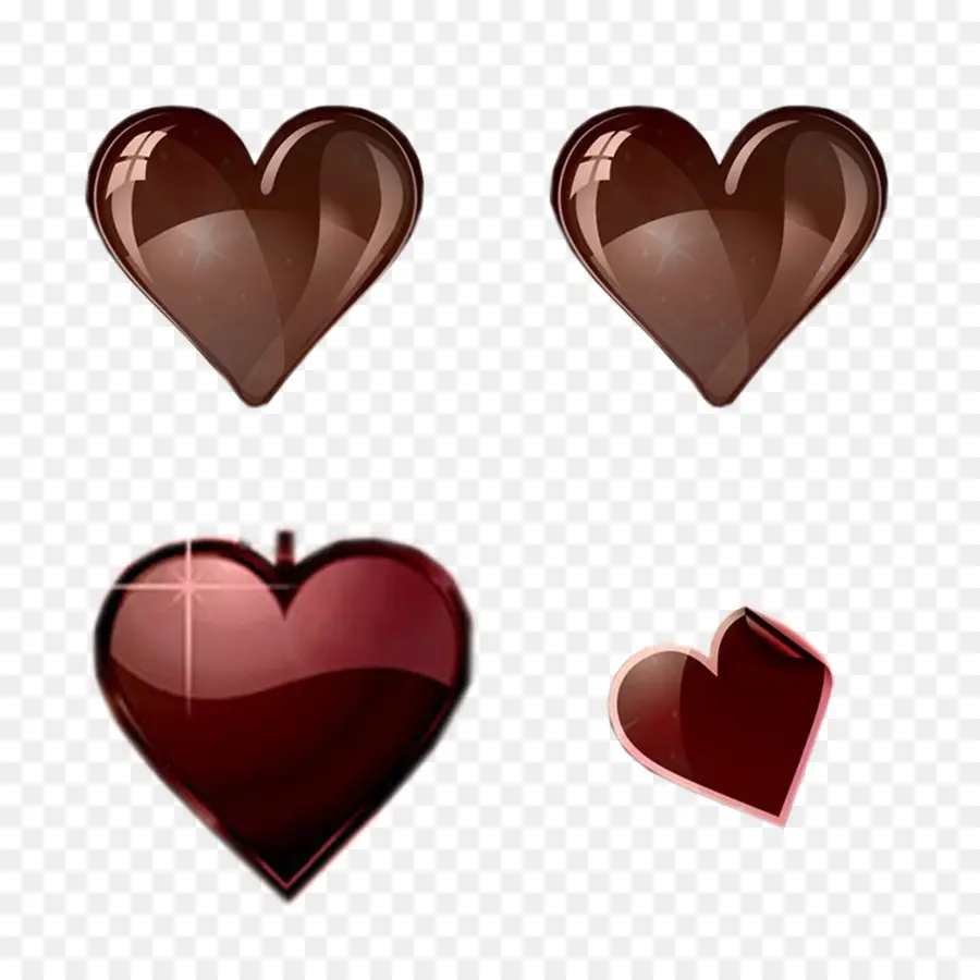 Corazones De Chocolate，Chocolate PNG