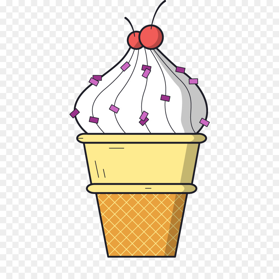 Helado，Cono De Helado PNG