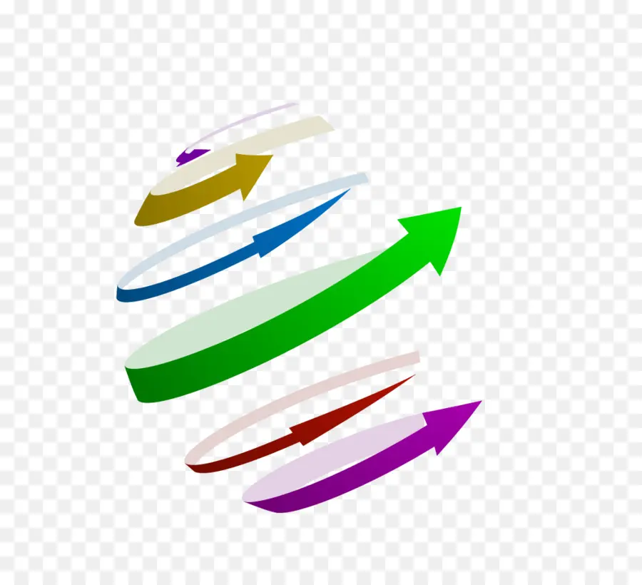 Flechas En Espiral，Varias Flechas PNG