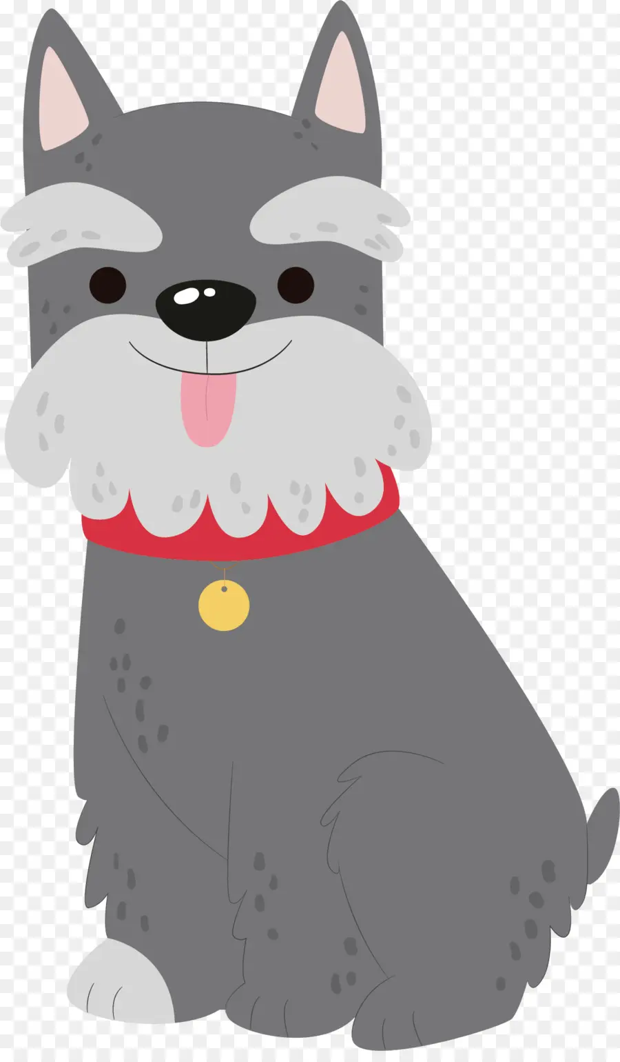 Perro De Dibujos Animados，Perro Gris PNG