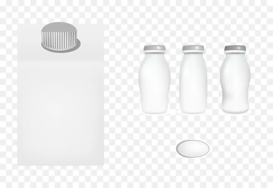 Botellas De Leche，Lácteos PNG