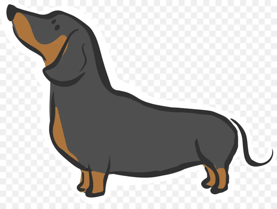 Perro Salchicha Negro，Perro PNG