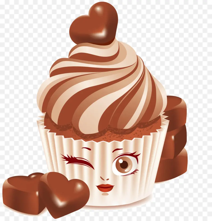 Cupcake，Pastel De Chocolate PNG