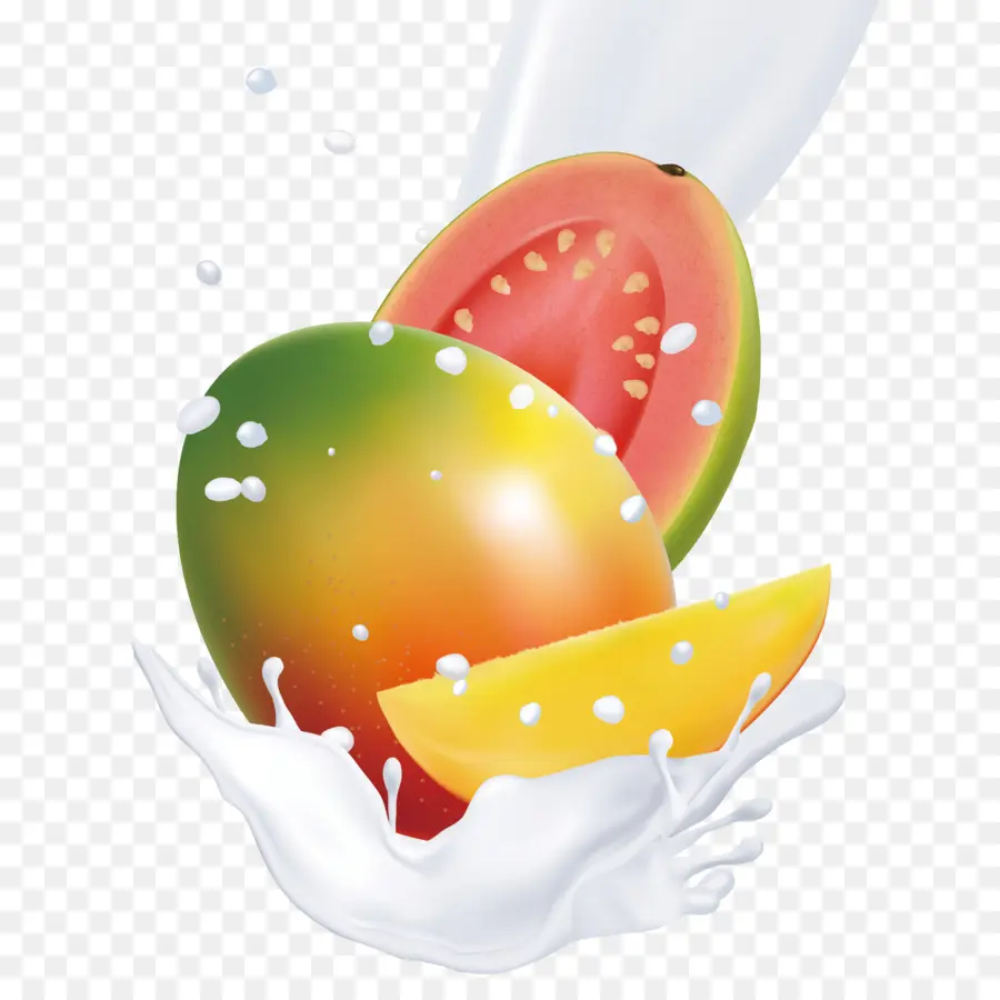 Mango Y Leche，Fruta PNG