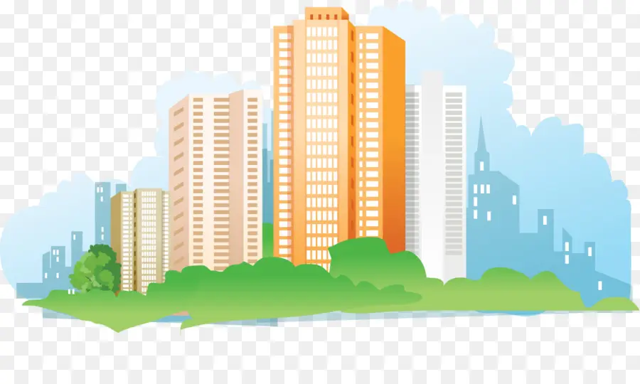 Paisaje Urbano，Edificios PNG