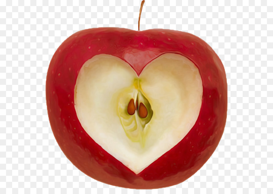 Manzana，Corazón PNG