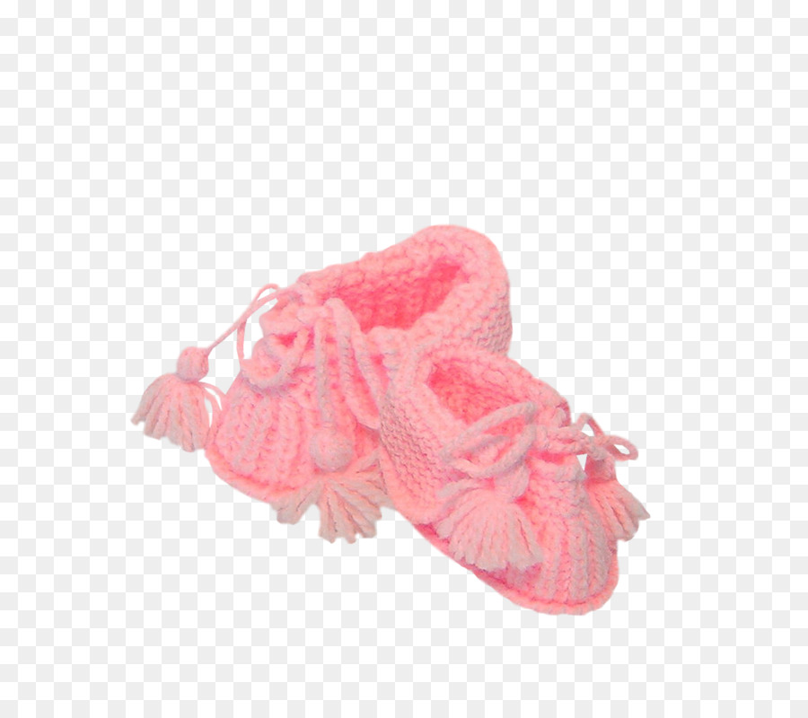 Botines De Punto Rosa，Tejer PNG