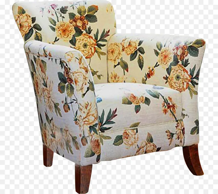 Sillón Floral，Cómodo PNG