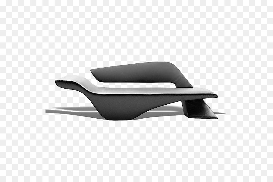 Chaise Lounge Moderno，Negro PNG