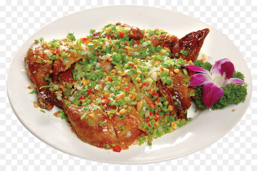 Plato De Pollo，Guarnación PNG