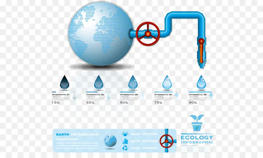 Infografía，Transporte Por Tuberías PNG